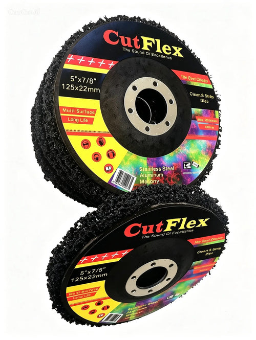 5" x 7/8" Clean & Strip Disc – Heavy Duty Paint & Rust Remover Wheel for Angle Grinder, Metal, Stainless Steel & Aluminum