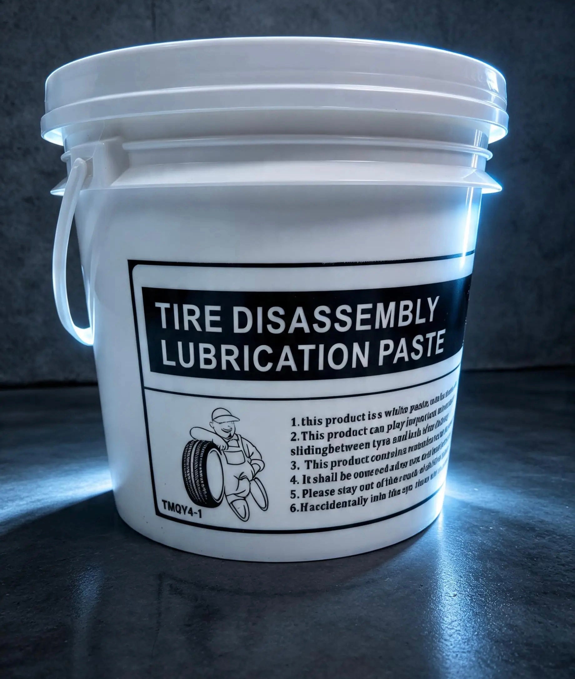 Premium Tire Mounting & Demounting Paste (8.8 lbs / 4kg Bucket) – Non-Toxic Lube Compound for Car, Truck, Motorcycle Tires & Custom Rims – Prevents Bead Slippage & Rim Corrosion