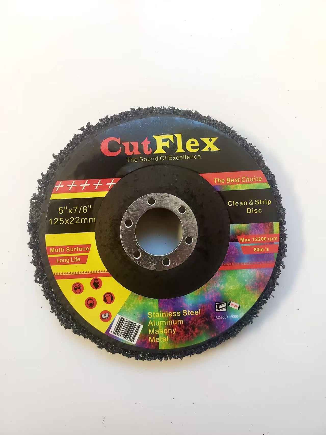 5" x 7/8" Clean & Strip Disc – Heavy Duty Paint & Rust Remover Wheel for Angle Grinder, Metal, Stainless Steel & Aluminum