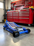 3-ton load-bearing professional low-profile service jack, steel.