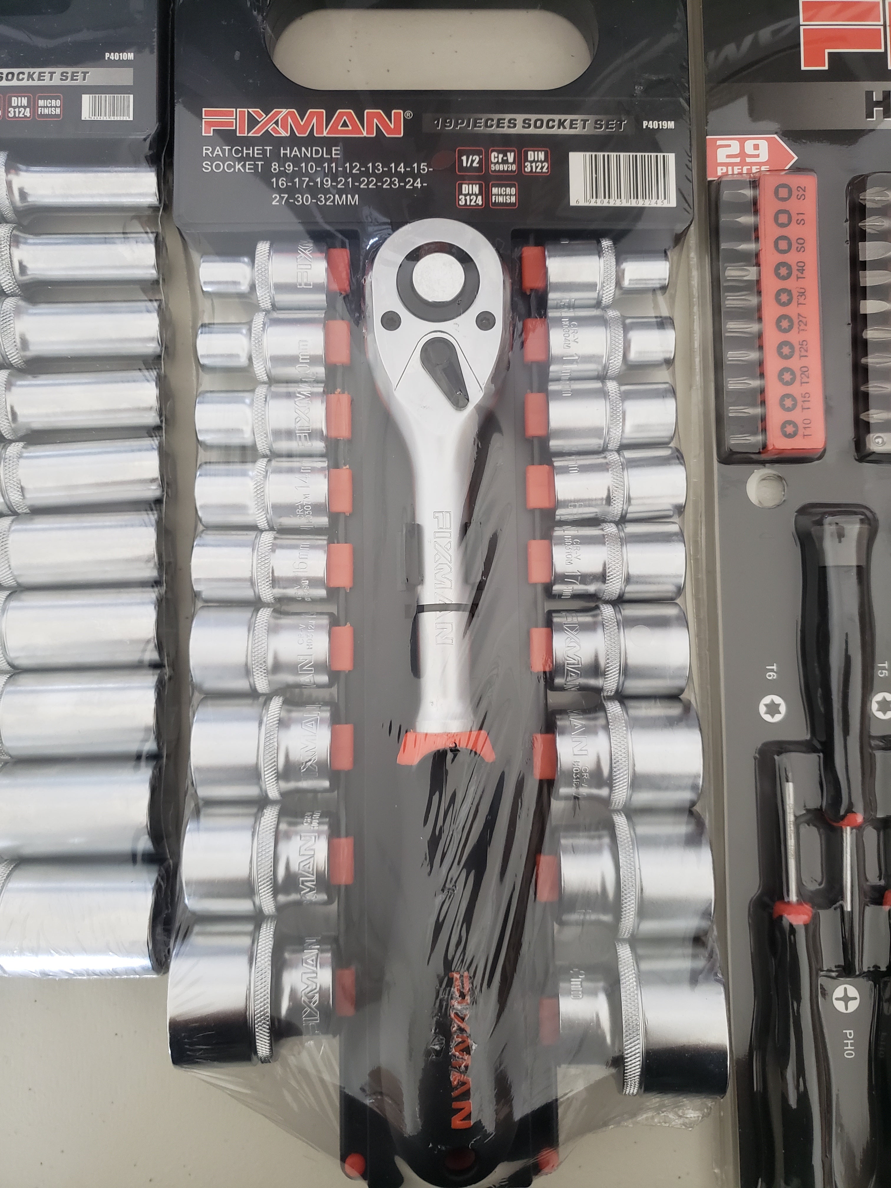 1/2 inch drive socket set 19pcs