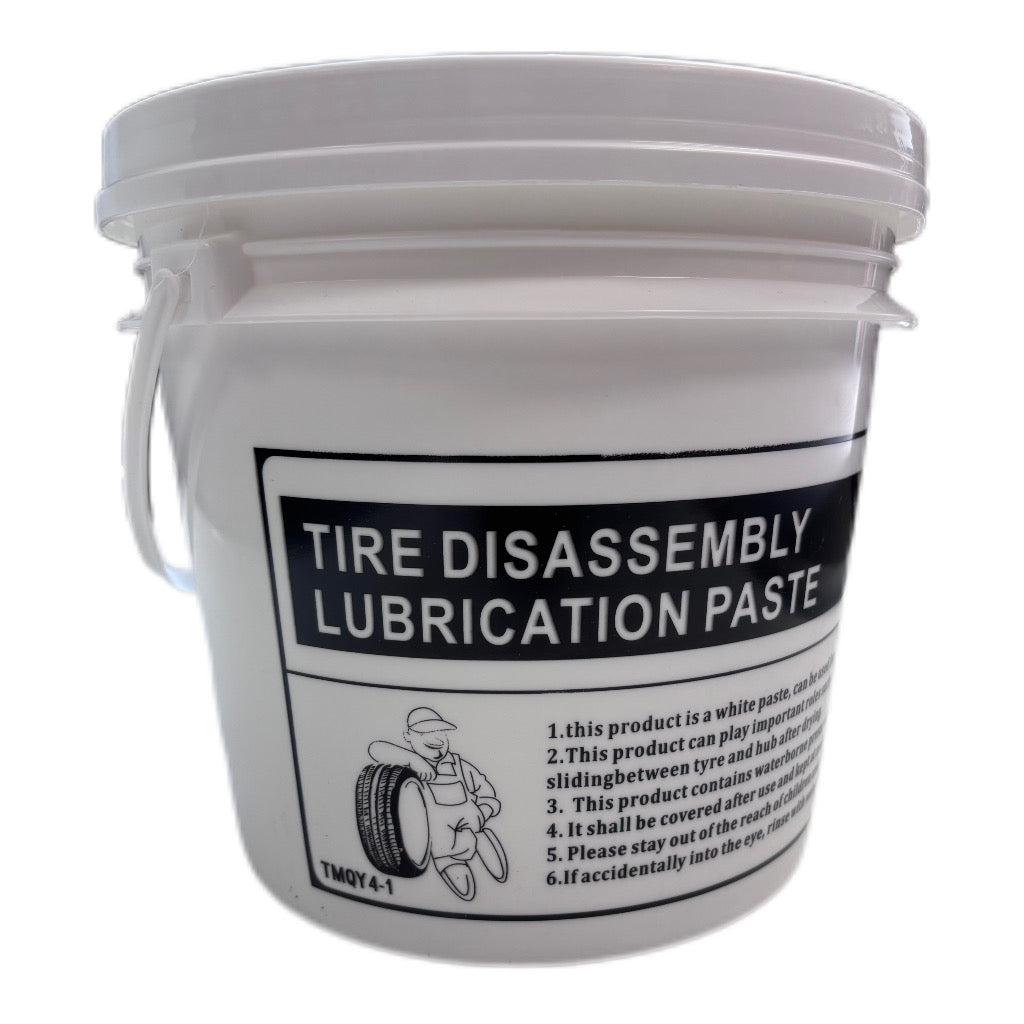 Premium Tire Mounting & Demounting Paste (8.8 lbs / 4kg Bucket) – Non-Toxic Lube Compound for Car, Truck, Motorcycle Tires & Custom Rims – Prevents Bead Slippage & Rim Corrosion